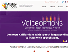 Tablet Screenshot of abilitytools.org
